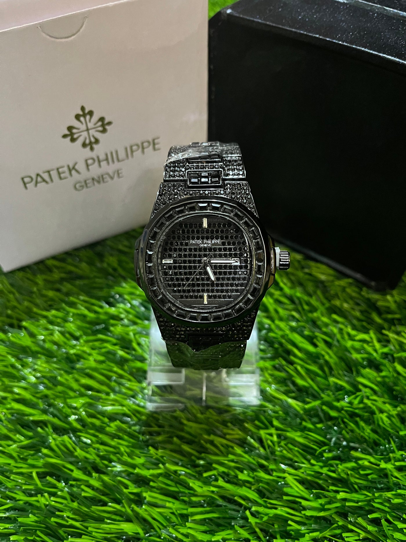 Patek Philippe Iced Out High Quality Watch with Box