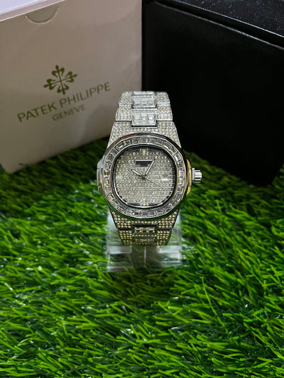 Patek Philippe Iced Out High Quality Watch with Box